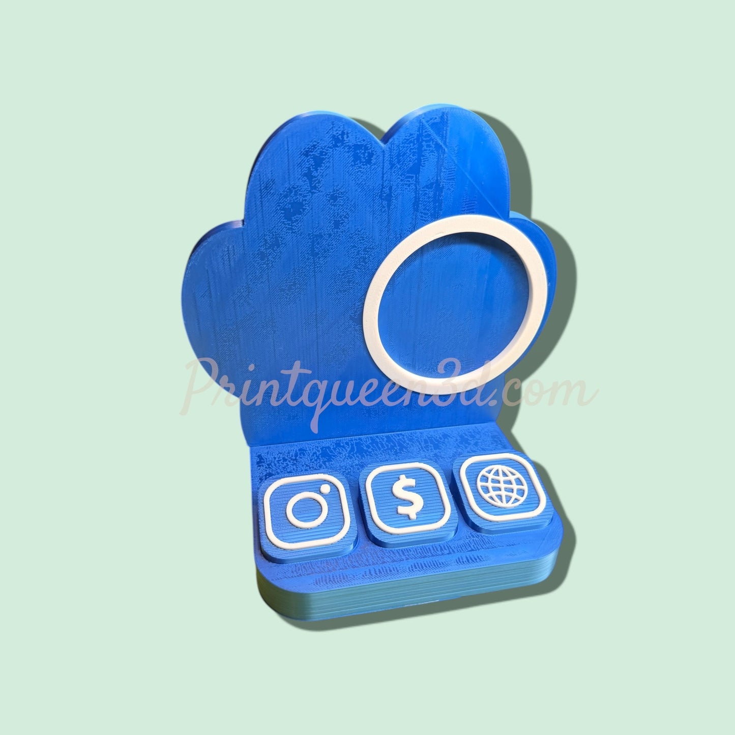 Cloud Base NFC Payment Stand | Choose Your Icons | Ready to Go