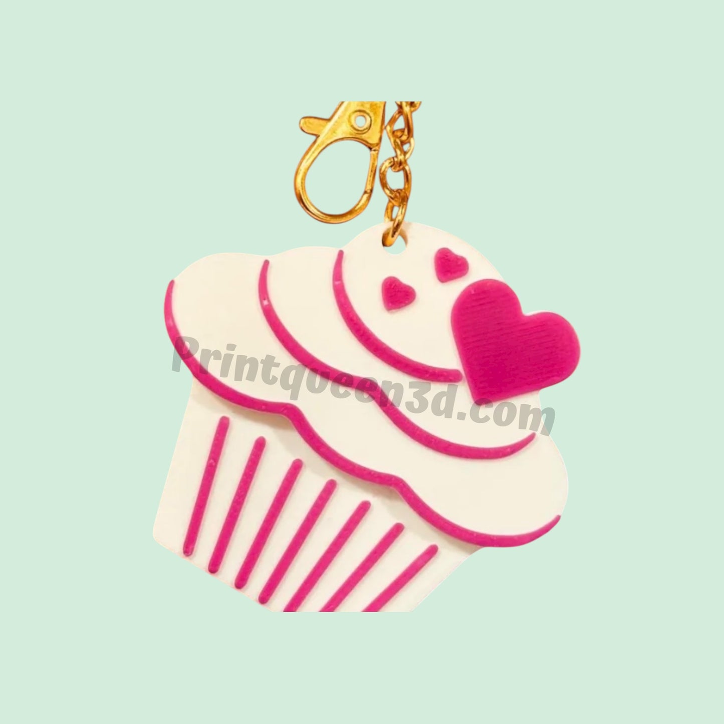 SweetTap Cupcake NFC Keychain