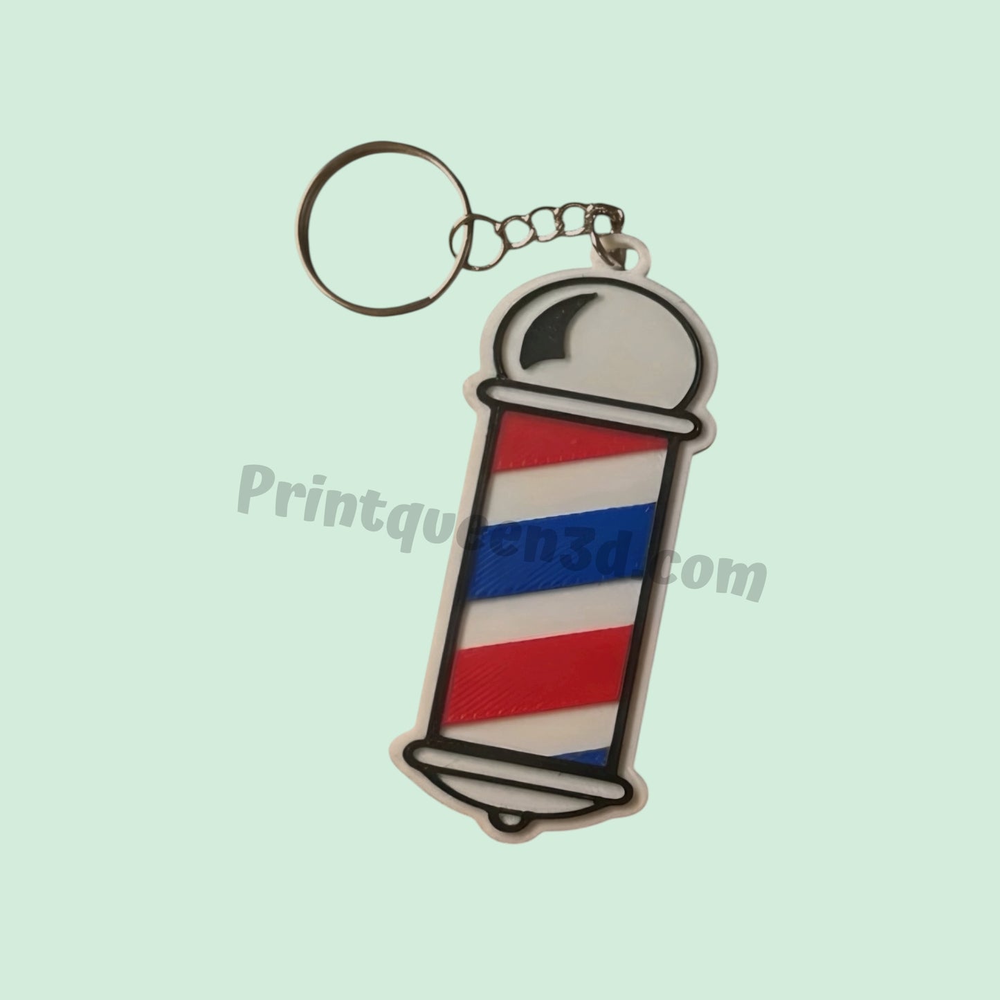 Barber NFC Keychain