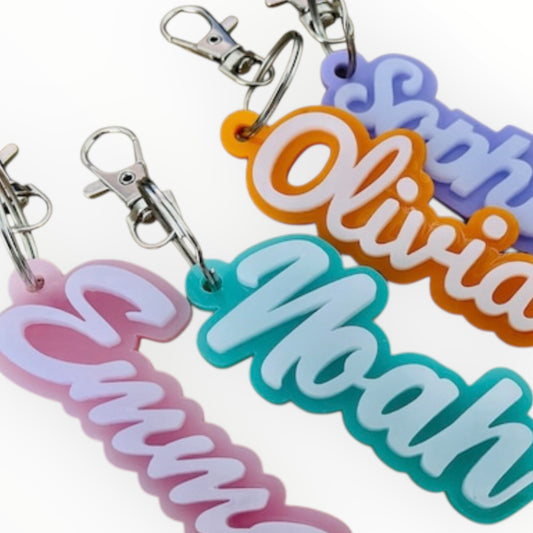 Custom Keychains | Design Your Own 3D Printed Keychain | Personalized