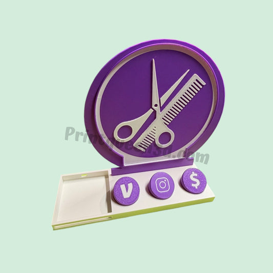 Salon Tools Base NFC Stand – Pick Your Icons | Ready Now