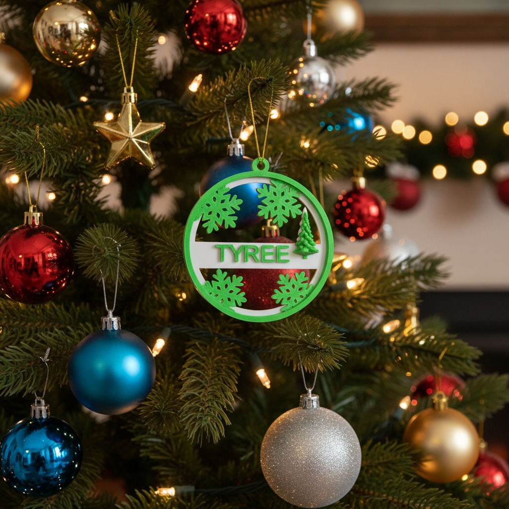 Custom 3D Printed Keepsake Ornaments